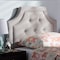 Baxton Studio Mars Modern Greyish Beige Twin Size Headboard 134-7256 - alternate 3